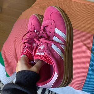Adidas Gazelle Platform in Hot Pink women’s 7.5